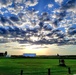 C-130 Hercules and a Sunset at Fort McCoy