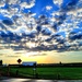 C-130 Hercules and a Sunset at Fort McCoy