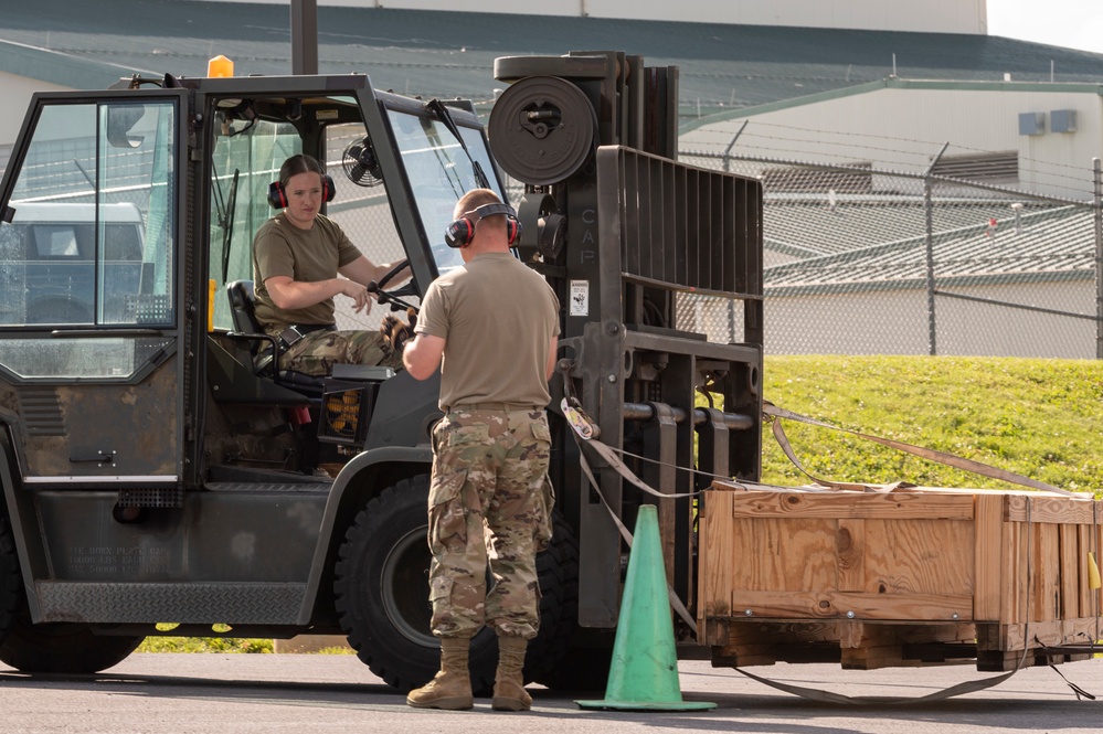 Extended drill brings 167th Airlift Wing together for four days of training