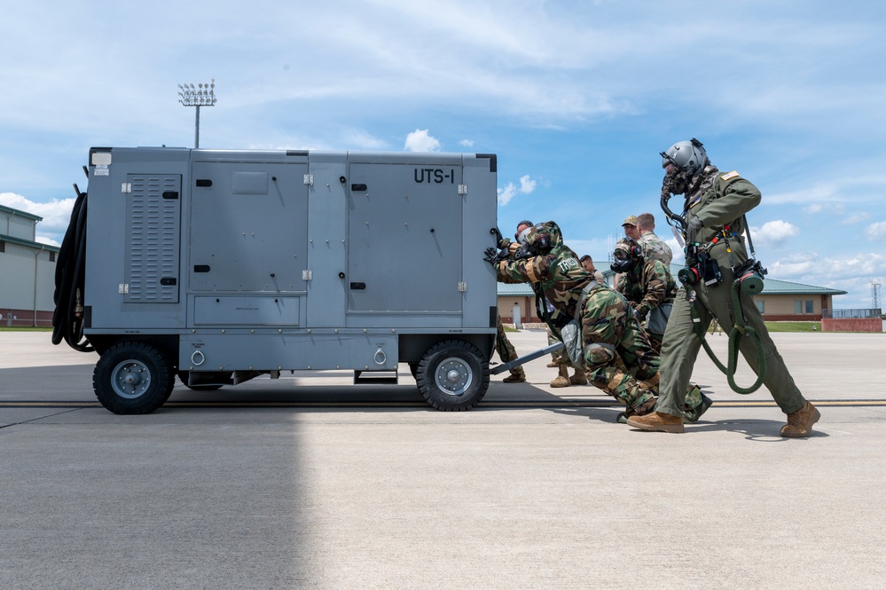 Extended drill brings 167th Airlift Wing together for four days of training
