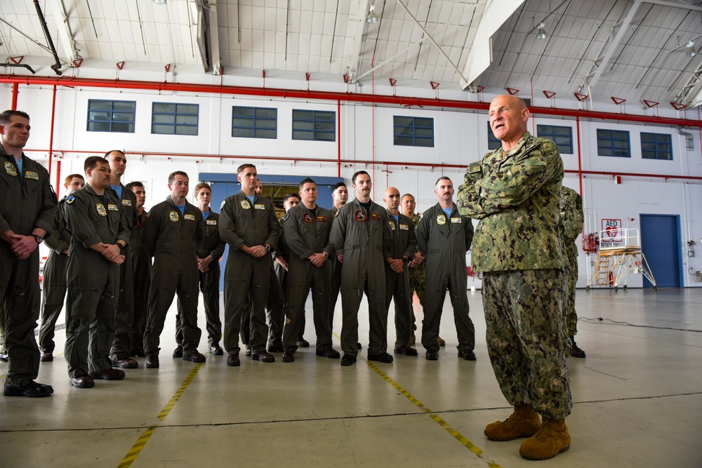CNO Visits VP-9 and VP-46 Sailors in Iceland