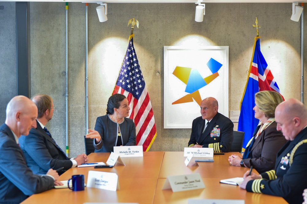 Chief of Naval Operations Visits Iceland, Discusses Maritime Security and Partnership