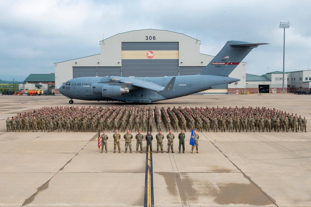 Extended drill brings 167th Airlift Wing together for four days of training