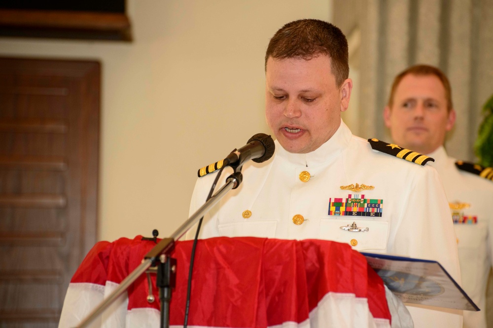 Submarine Readiness Squadron 36 Holds Change of Command