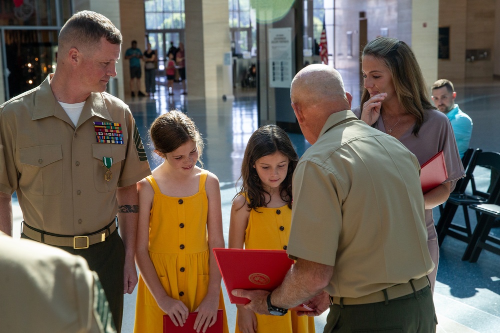 Master Sgt. Matthew R. Piano Retirement Ceremony