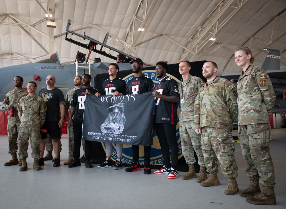 Atlanta Falcons visit Team Eglin