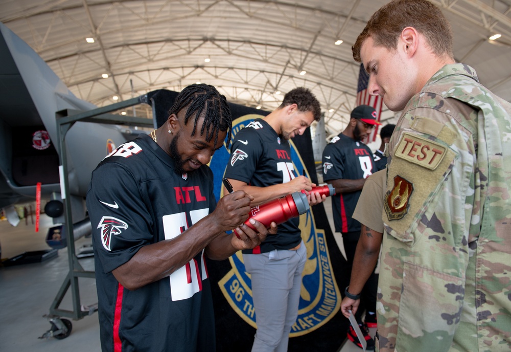 Atlanta Falcons visit Eglin