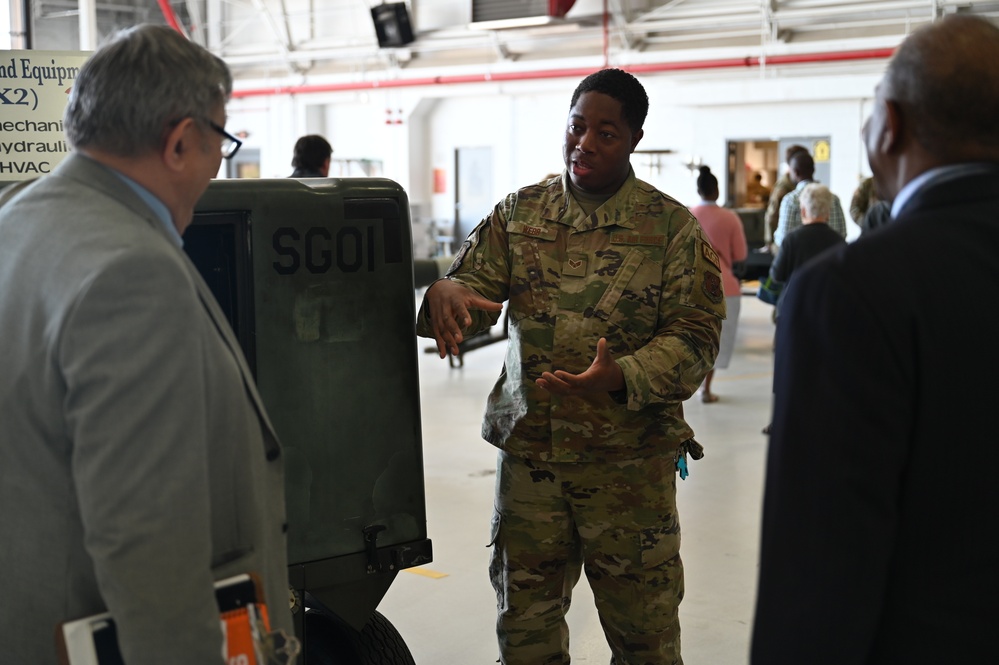 174th Attack Wing breaks bread and offers base tour to local clergymen and women