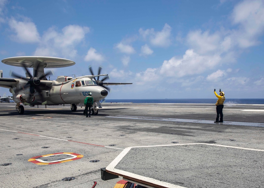 Flight Operations Aboard USS George H.W. Bush (CVN 77)