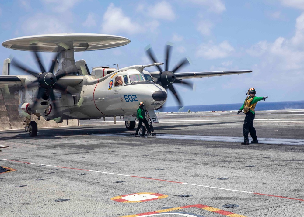 Flight Operations Aboard USS George H.W. Bush (CVN 77)