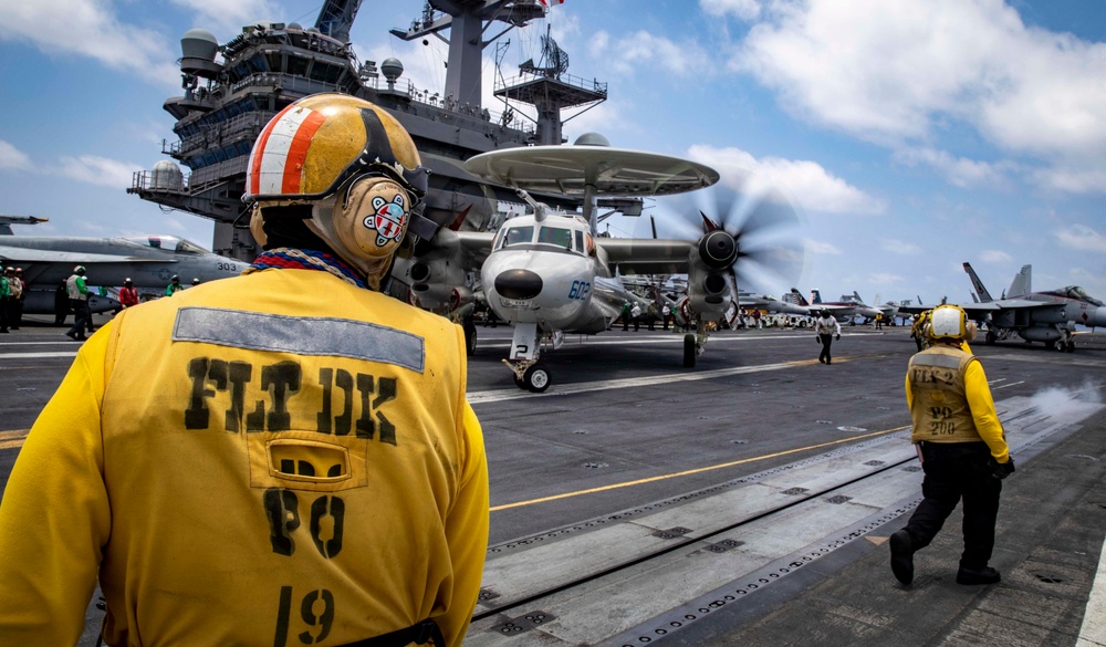 Flight Operations Aboard USS George H.W. Bush (CVN 77)