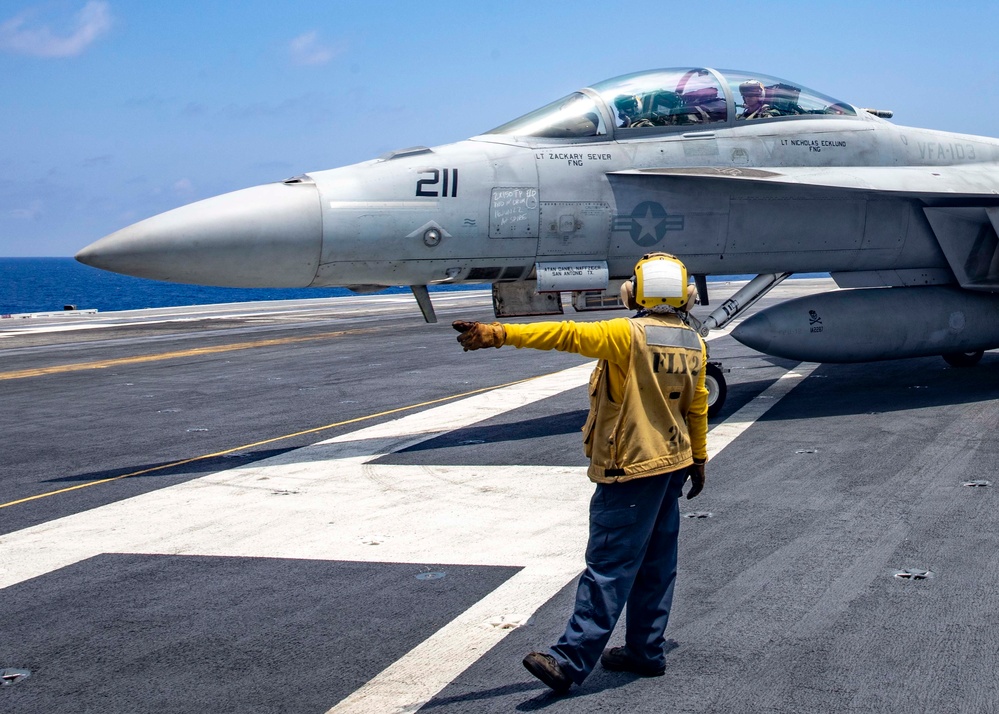 Flight Operations Aboard USS George H.W. Bush (CVN 77)