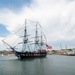 USS Constitution goes underway in Boston Harbor