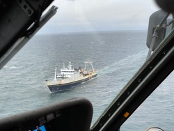 Coast Guard aircrew medevacs man from vessel near Cold Bay, Alaska