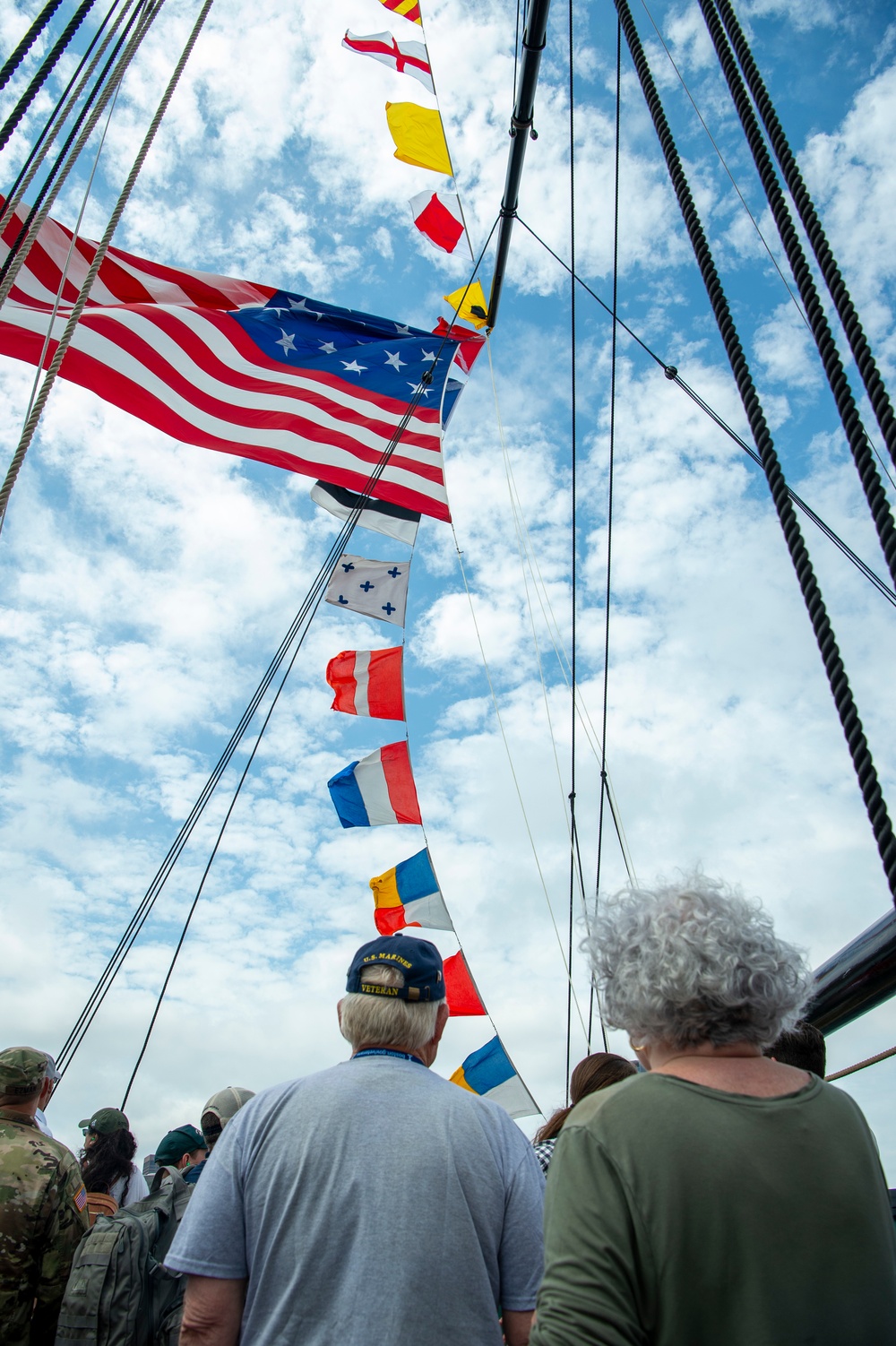 USS Constitution goes underway honoring Vietnam War Veterans