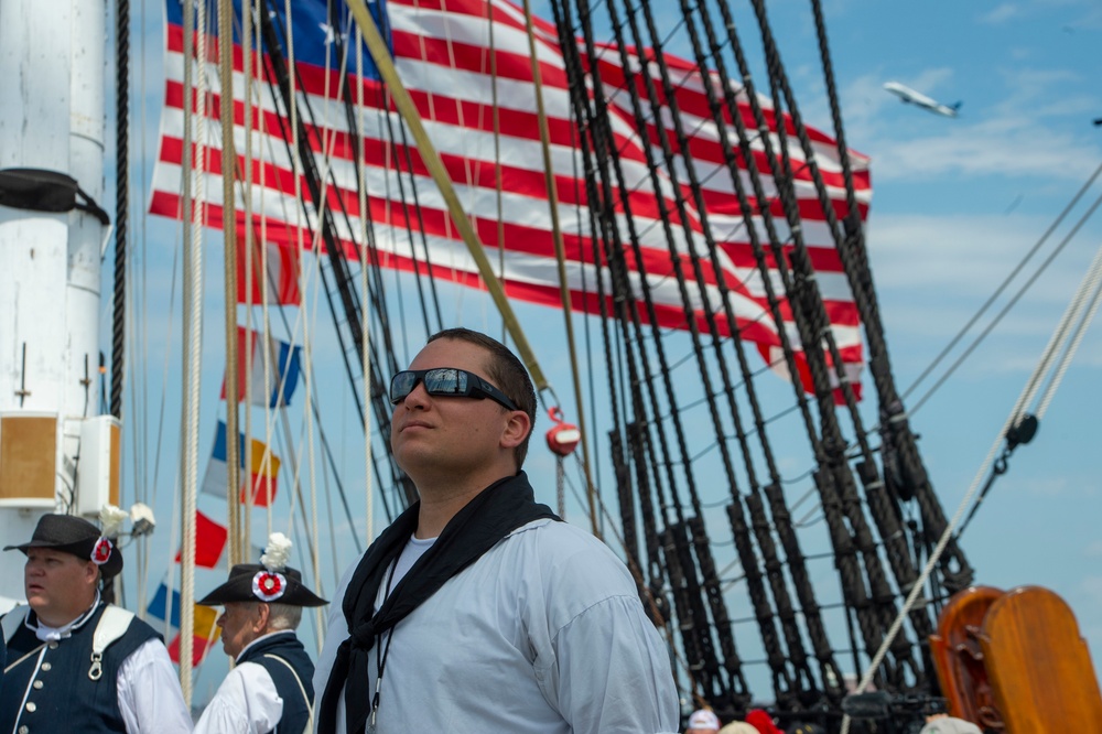 USS Constitution goes underway honoring Vietnam War Veterans