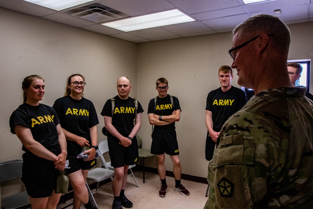 Chaplains Visit CST Base Camp
