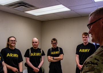 Chaplains Visit CST Base Camp