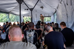 Chaplains Visit CST Base Camp