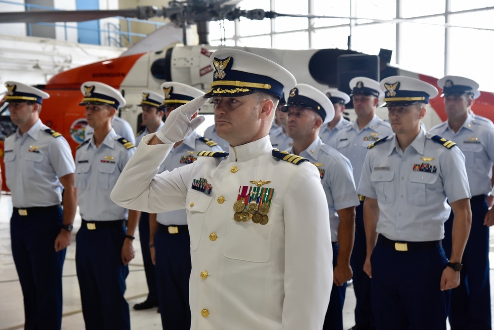 Air Station Borinquen celebrates change of command ceremony in Aguadilla, Puerto Rico