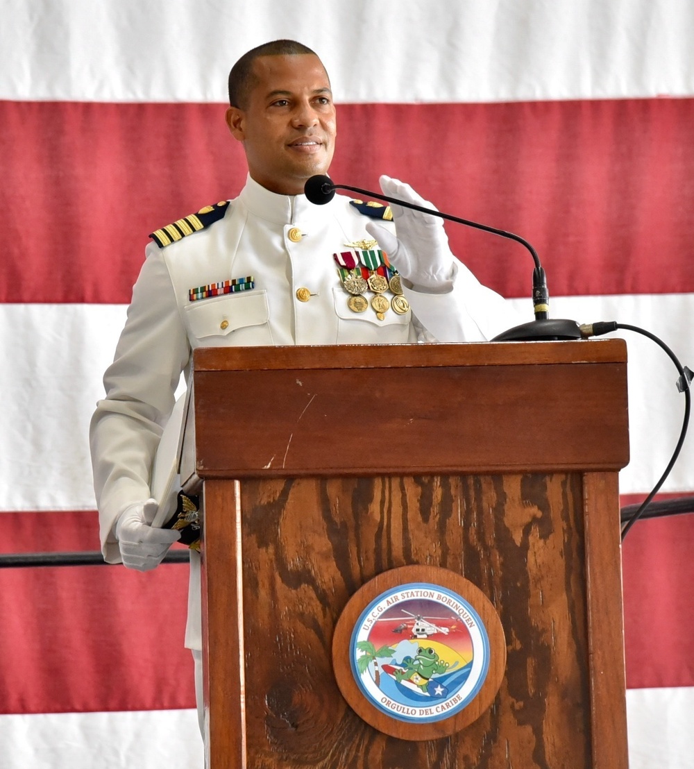 Air Station Borinquen celebrates change of command ceremony in Aguadilla, Puerto Rico