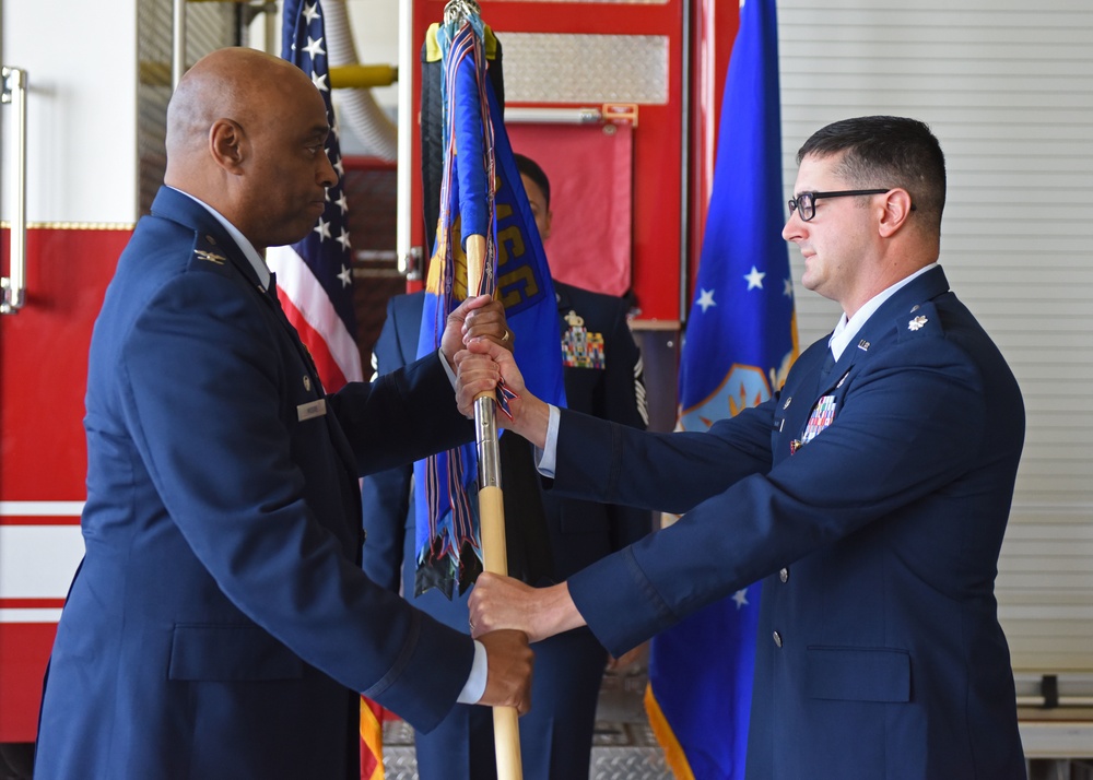 17th Civil Engineer Squadron Change of Command