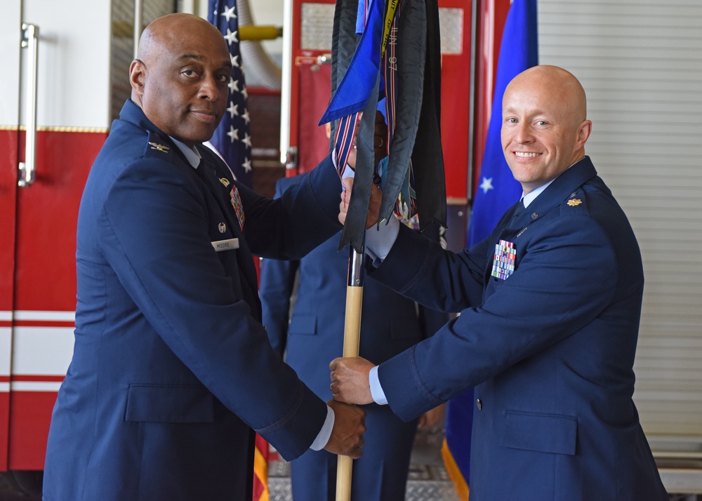 17th Civil Engineer Squadron Change of Command