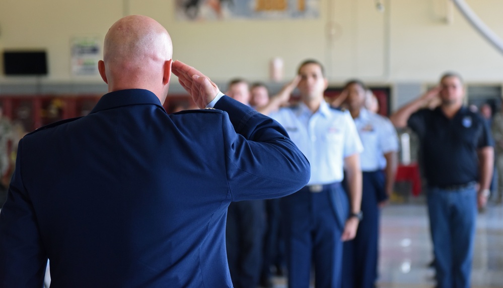 17th Civil Engineer Squadron Change of Command