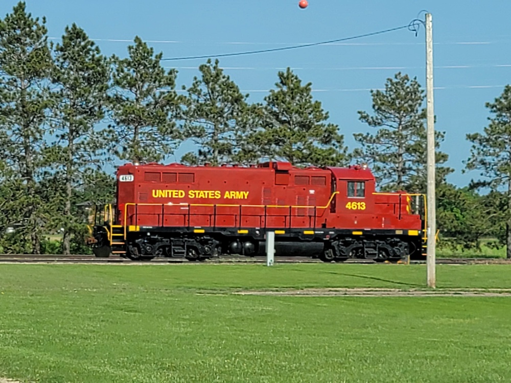 Locomotive at Fort McCoy