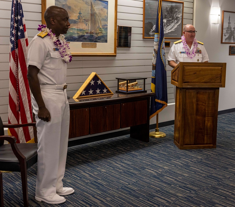 Navy Region Hawaii Holds Change of Command Ceremony