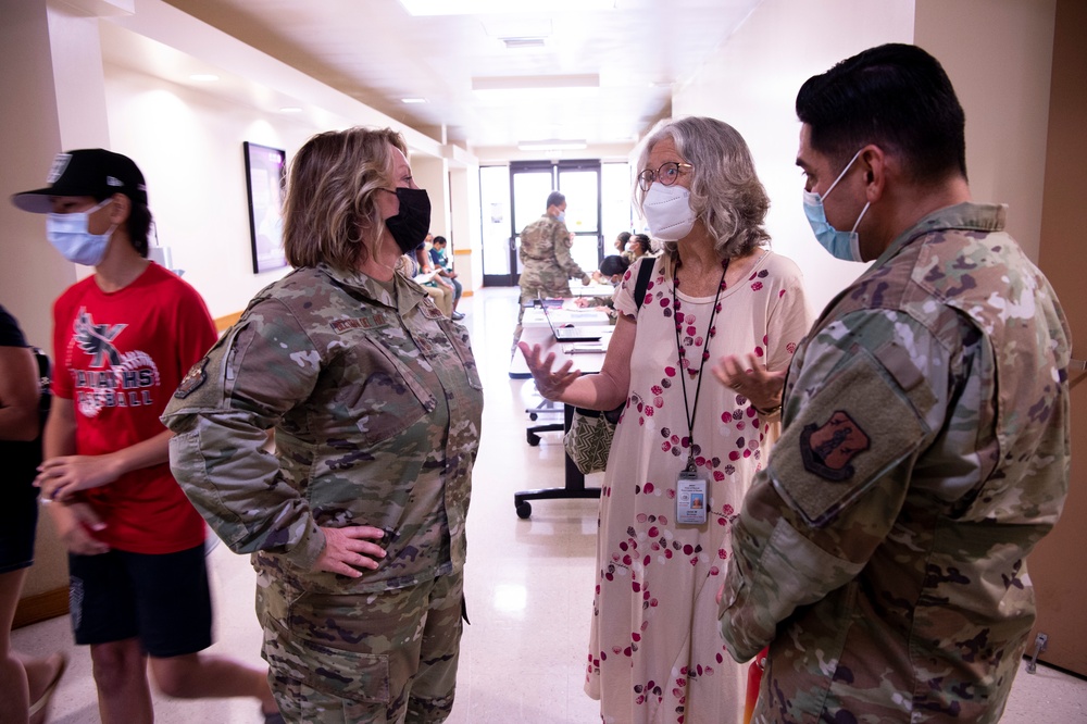 Dr. Janet Berreman the Kaua'i District Health Officer visits Tropic Care Sites