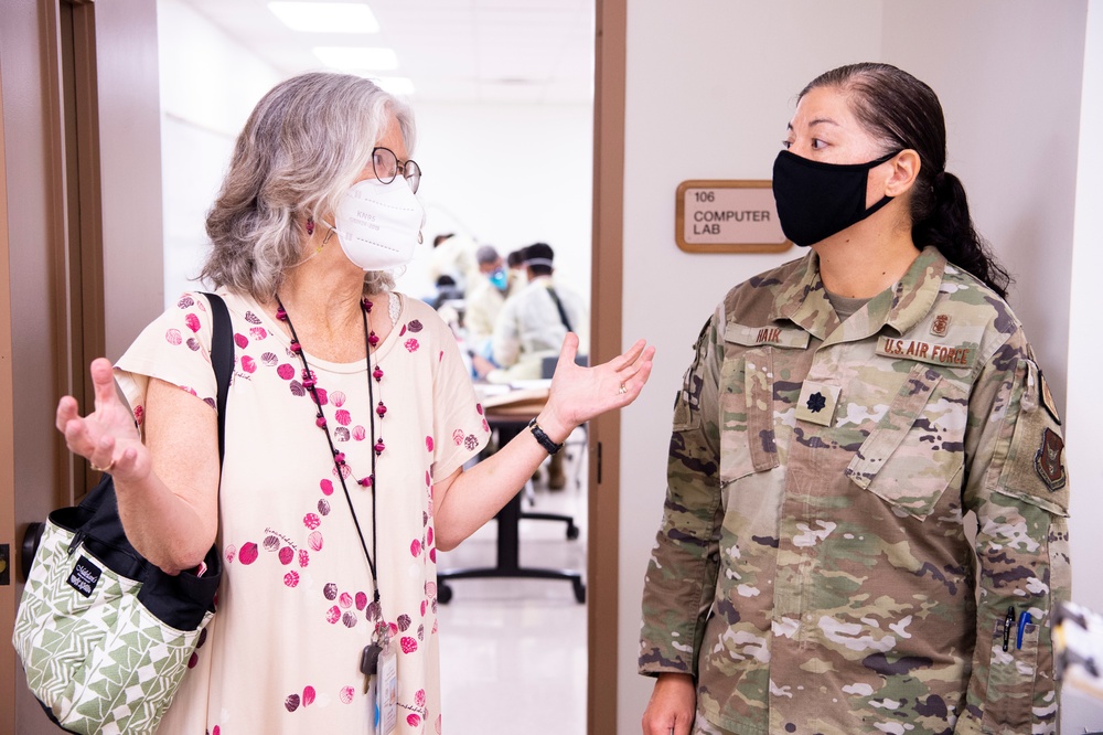 Dr. Janet Berreman the Kaua'i District Health Officer visits Tropic Care Sites