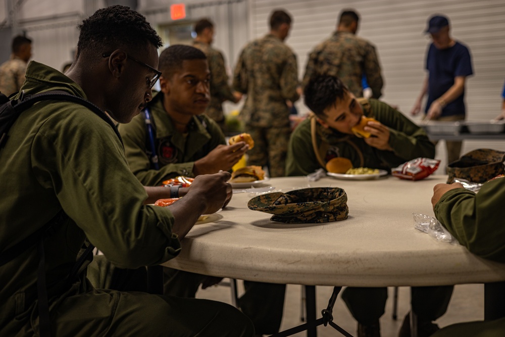 VFW Provides Food to U.S. Marines