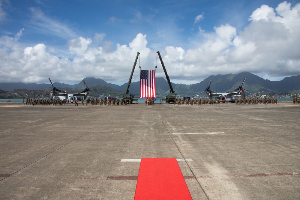 MAG-24 Change of Command Ceremony