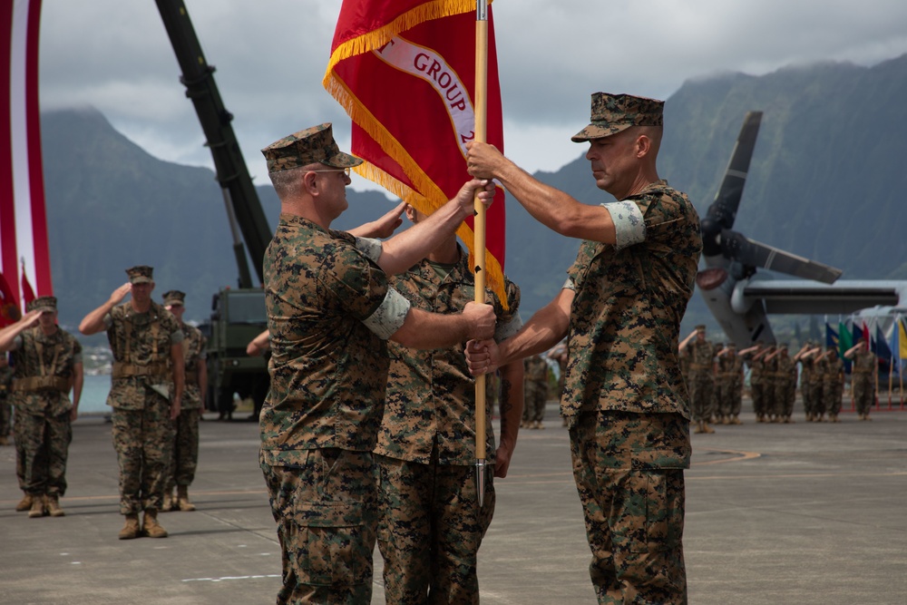 MAG-24 Change of Command Ceremony