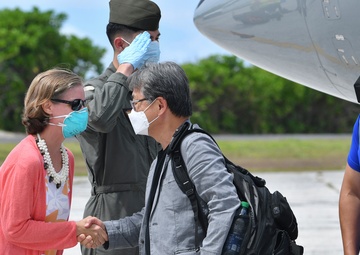 US Special Presidential Envoy For Compact Negotiations Arrives on Kwajalein Atoll