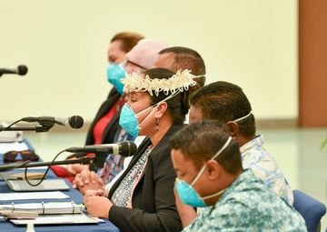 Delegations Begin First Round of Discussions For Compact of Free Association on Kwajalein Atoll