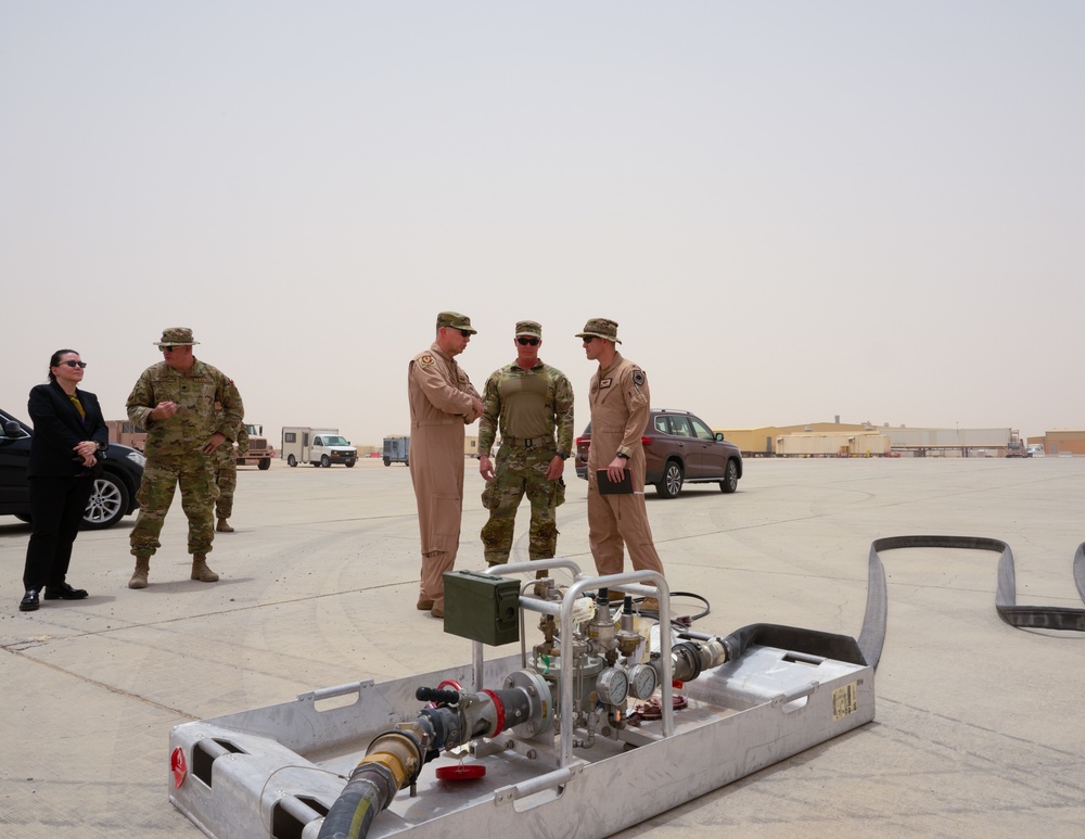 Accurate Test 22,  U.S. Air Force Lt. Gen. Gregory M. Guillot visits in Oman