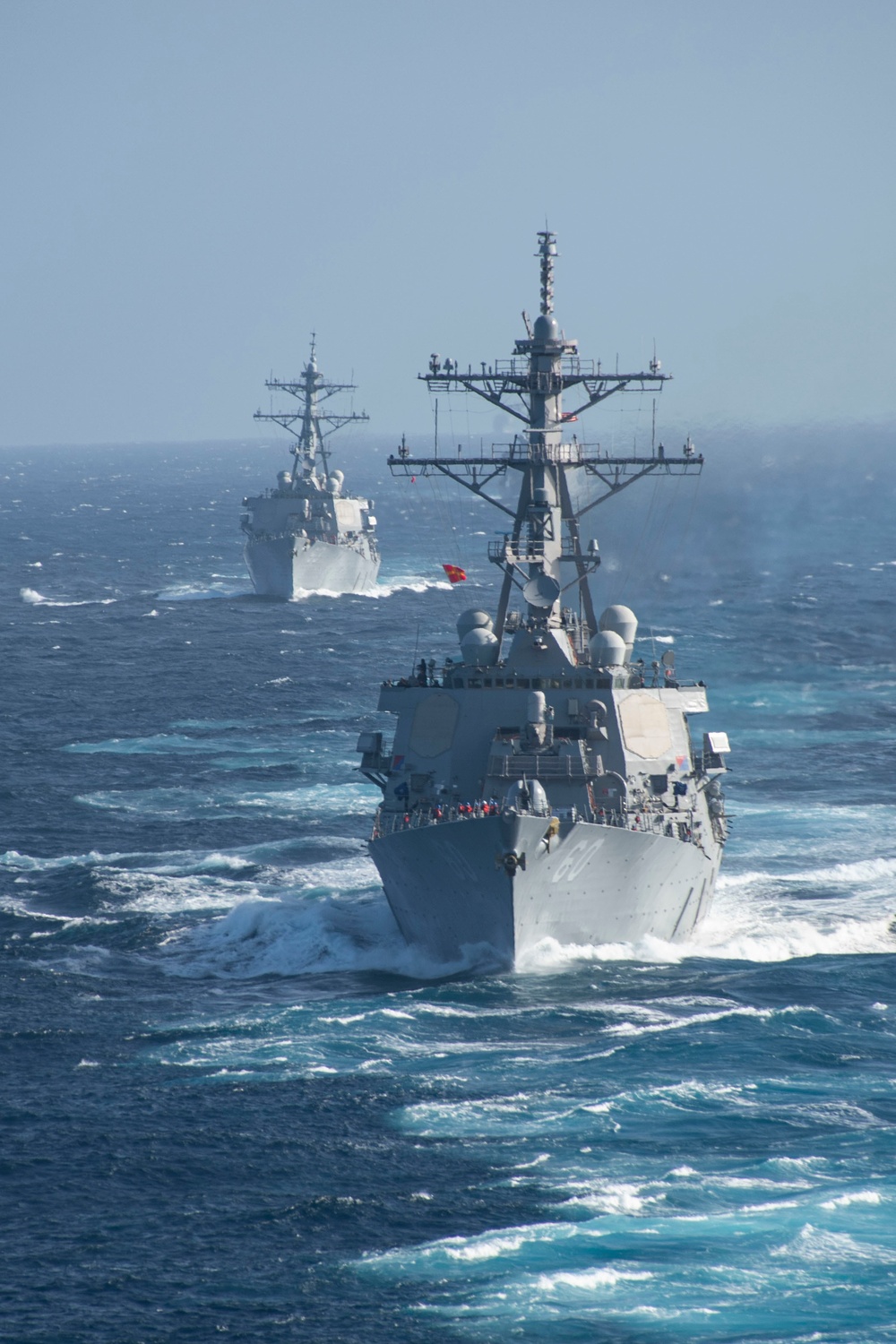 Carrier Strike Group 11 Performs A Fueling At Sea