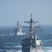 Carrier Strike Group 11 Performs A Fueling At Sea