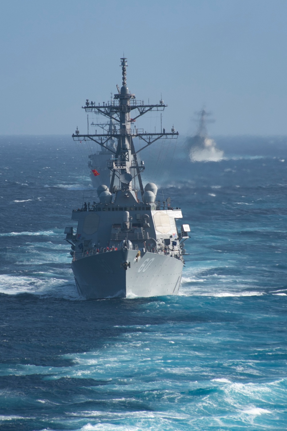 Carrier Strike Group 11 Performs A Fueling At Sea