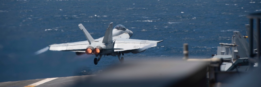 F/A-18F Super Hornet On Flight Deck