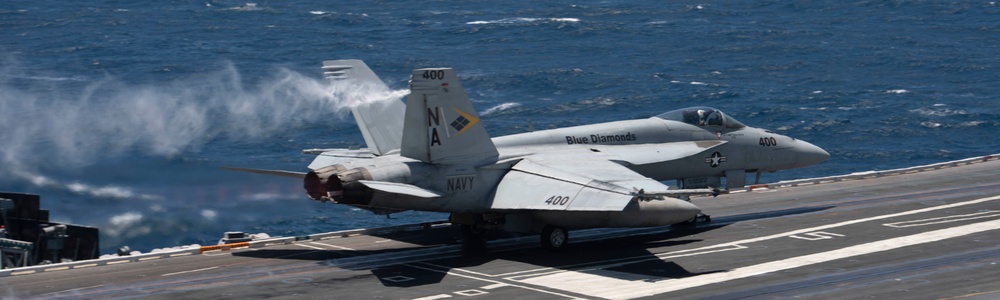 F/A-18F Super Hornet On Flight Deck