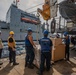 USS San Jacinto conducts replenishment at sea