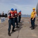 USS San Jacinto conducts replenishment at sea