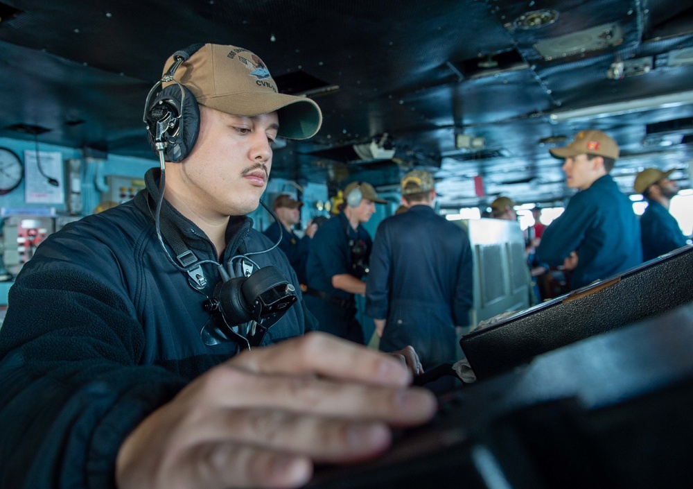 The Harry S. Truman Carrier Strike Group is on a scheduled deployment in the U.S. Naval Forces Europe area of operations, employed by U.S. Sixth Fleet to defend U.S., allied and partner interests.