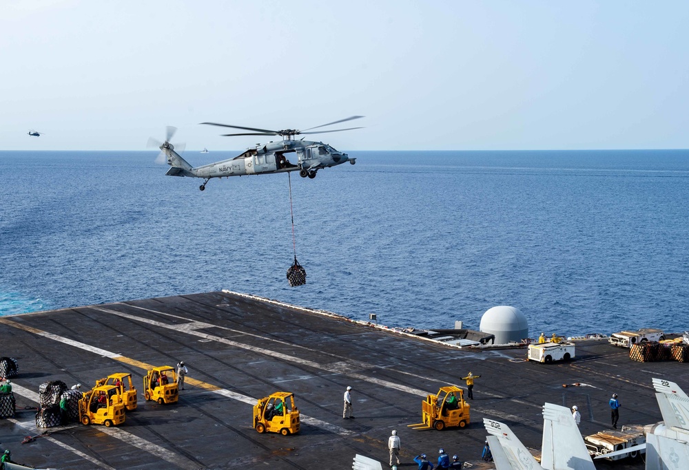 The Harry S. Truman Carrier Strike Group is on a scheduled deployment in the U.S. Naval Forces Europe area of operations, employed by U.S. Sixth Fleet to defend U.S., allied and partner interests.