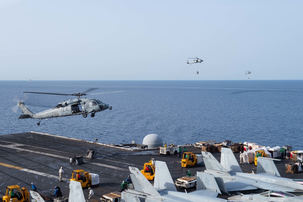 The Harry S. Truman Carrier Strike Group is on a scheduled deployment in the U.S. Naval Forces Europe area of operations, employed by U.S. Sixth Fleet to defend U.S., allied and partner interests.