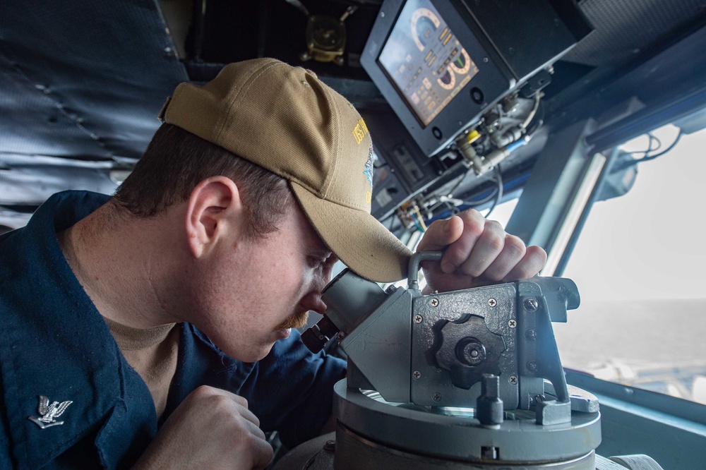 The Harry S. Truman Carrier Strike Group is on a scheduled deployment in the U.S. Naval Forces Europe area of operations, employed by U.S. Sixth Fleet to defend U.S., allied and partner interests.