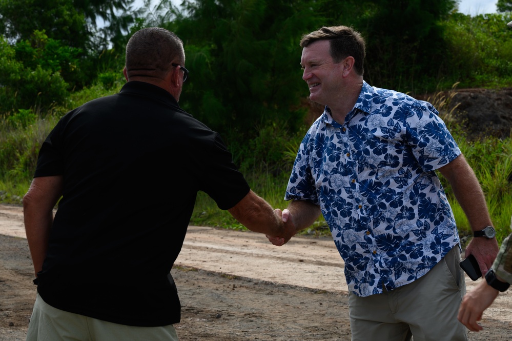 U.S. Ambassador to Palau visits during Valiant Shield 22